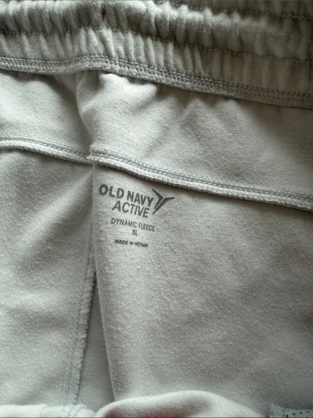 Old Navy Light Gray Men's Zip-Pocket Jogger Sweatpants